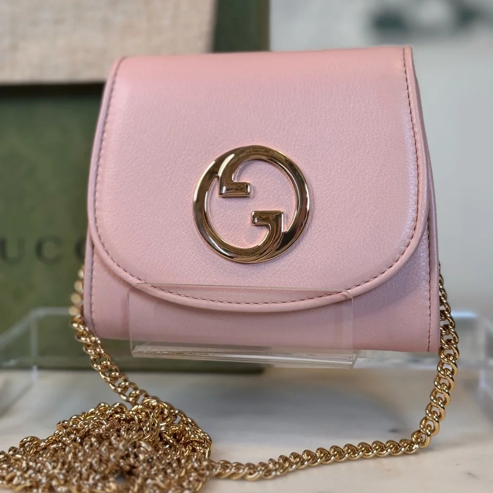 Gucci Blush Pink Mini Blondie Bag NEW Full Inclusion! - Picture 2 of 14